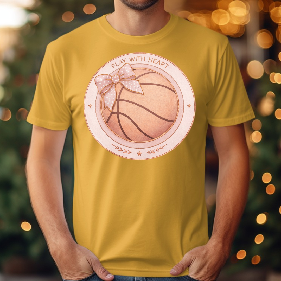 Basketball Play With Heart Tee