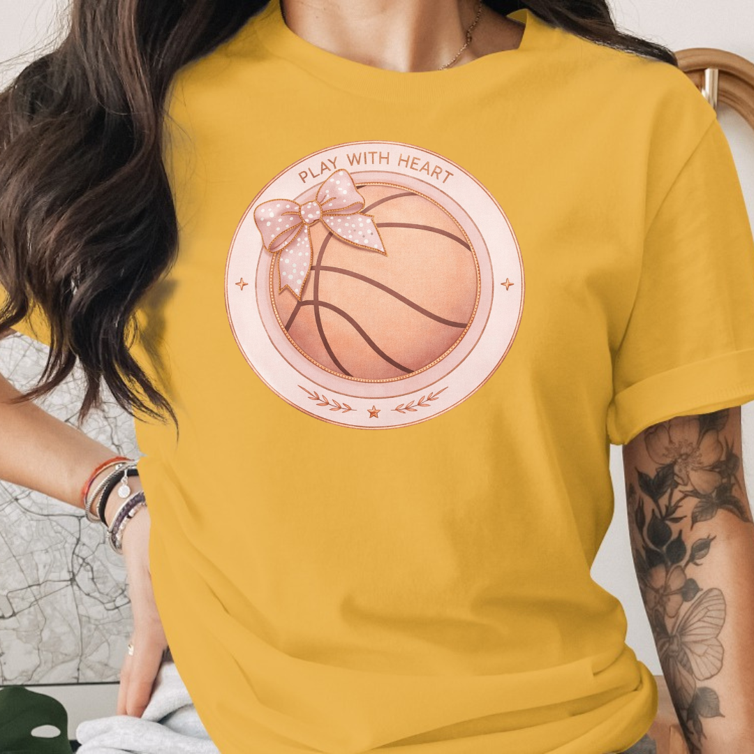 Basketball Play With Heart Tee