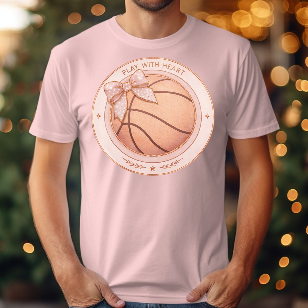 Basketball Play With Heart Tee