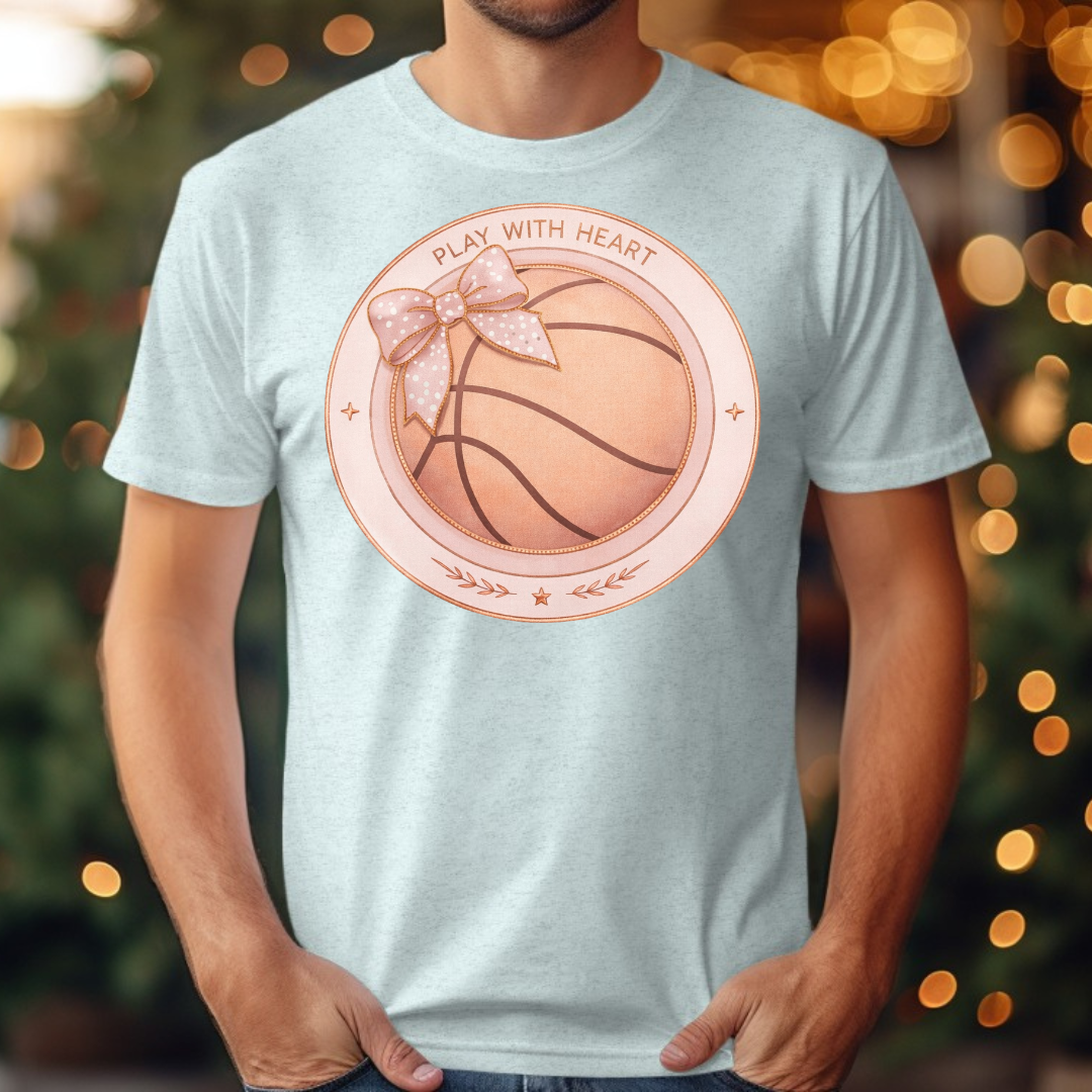 Basketball Play With Heart Tee