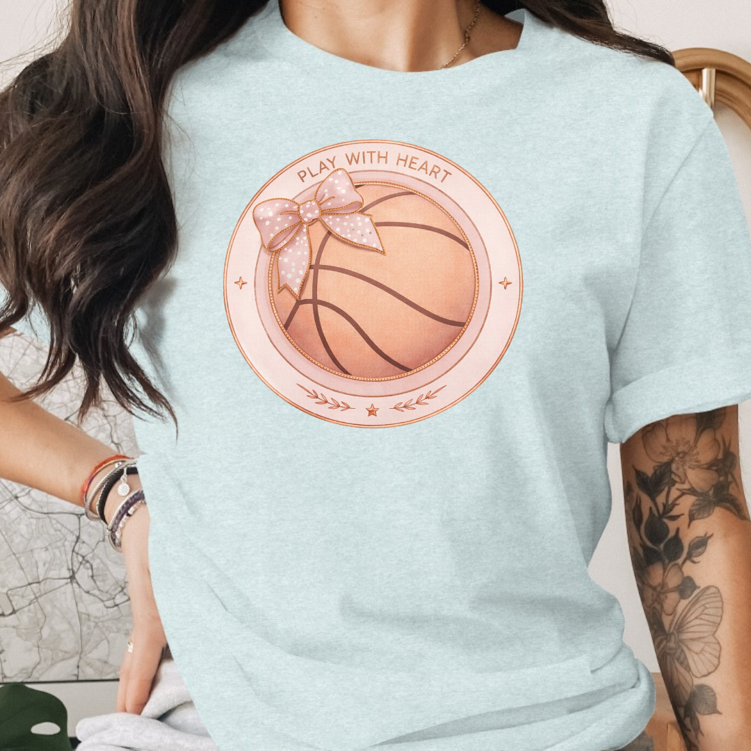 Basketball Play With Heart Tee