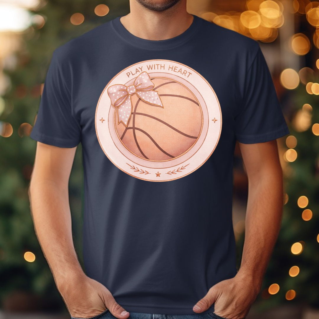 Basketball Play With Heart Tee