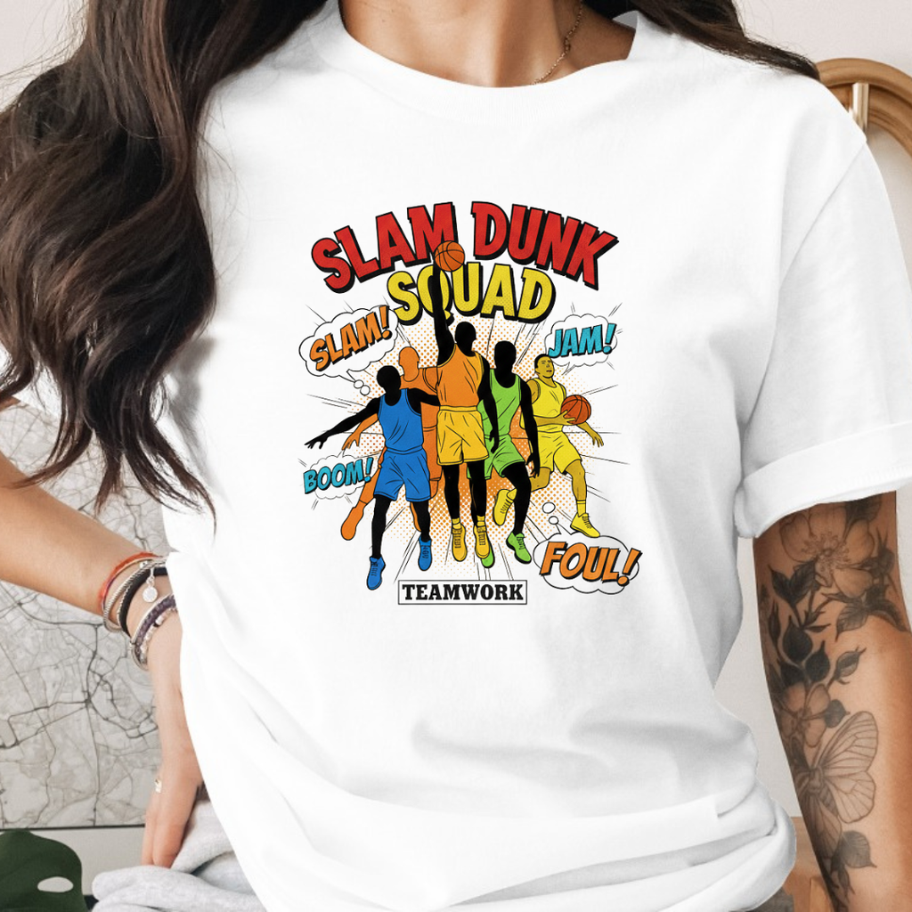 Basketball Slam Dunk Tee