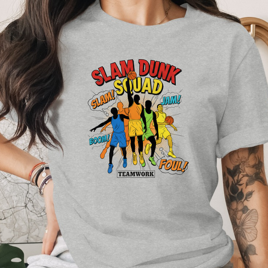 Basketball Slam Dunk Tee