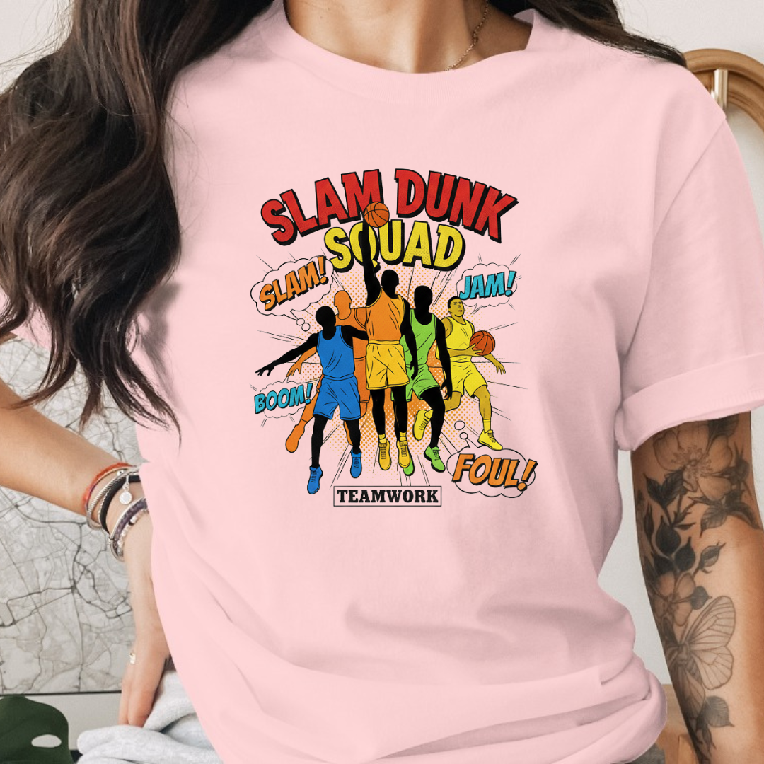 Basketball Slam Dunk Tee