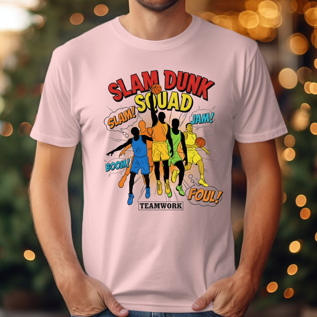Basketball Slam Dunk Tee