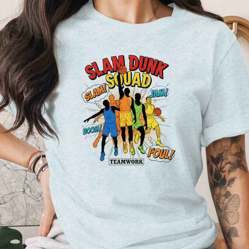 Basketball Slam Dunk Tee