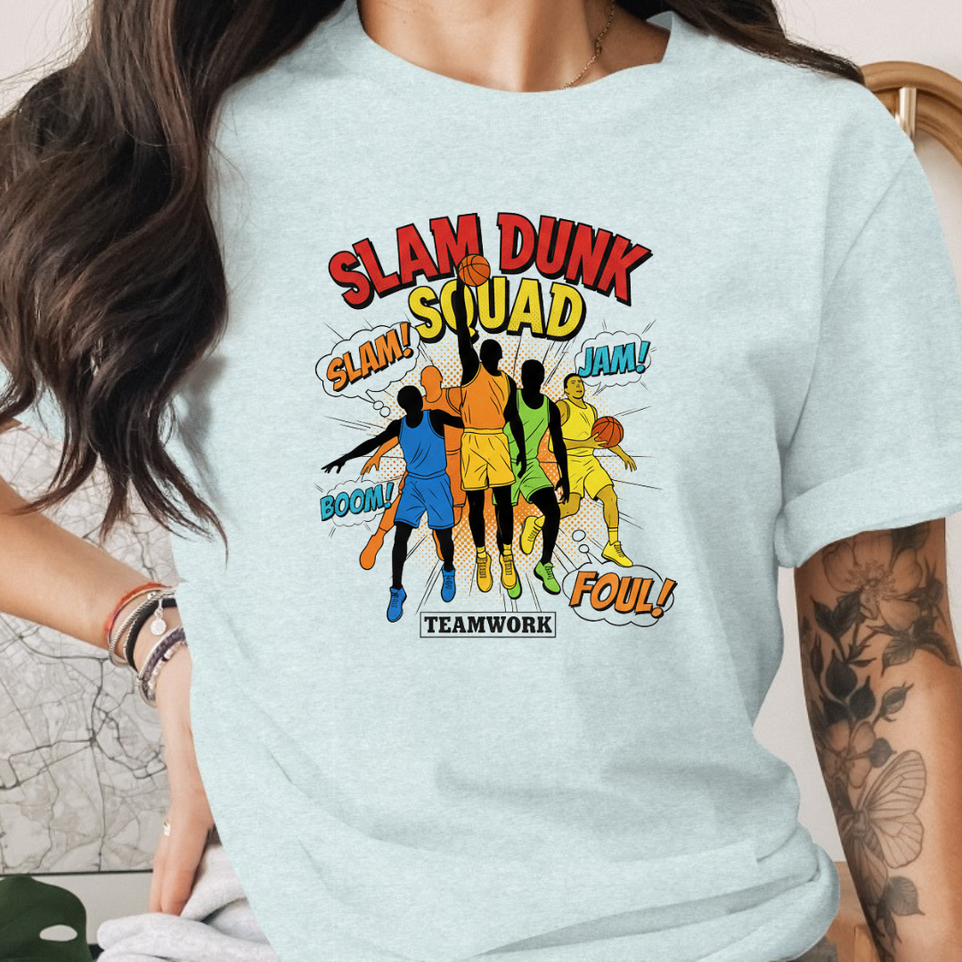 Basketball Slam Dunk Tee
