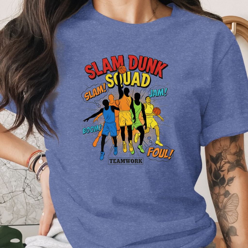 Basketball Slam Dunk Tee