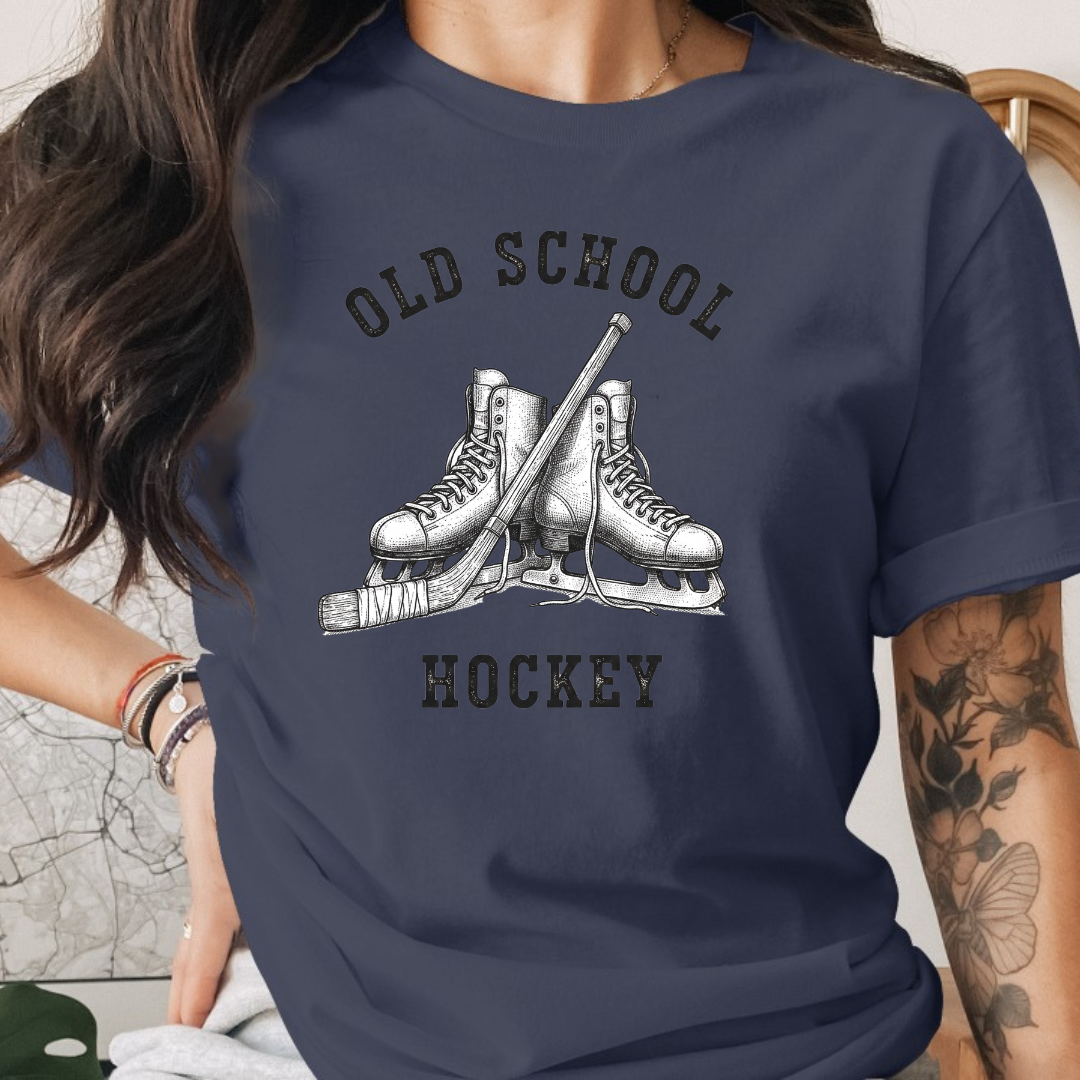 Old School Hockey Tee