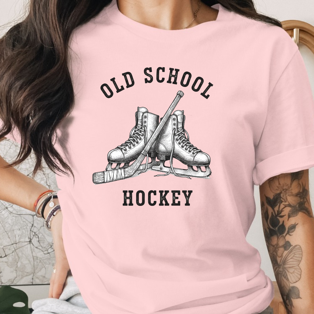 Old School Hockey Tee