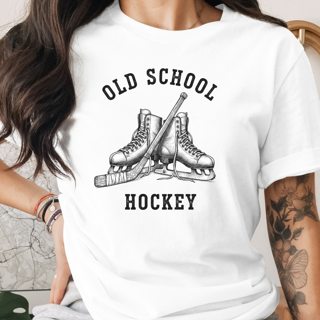 Old School Hockey Tee