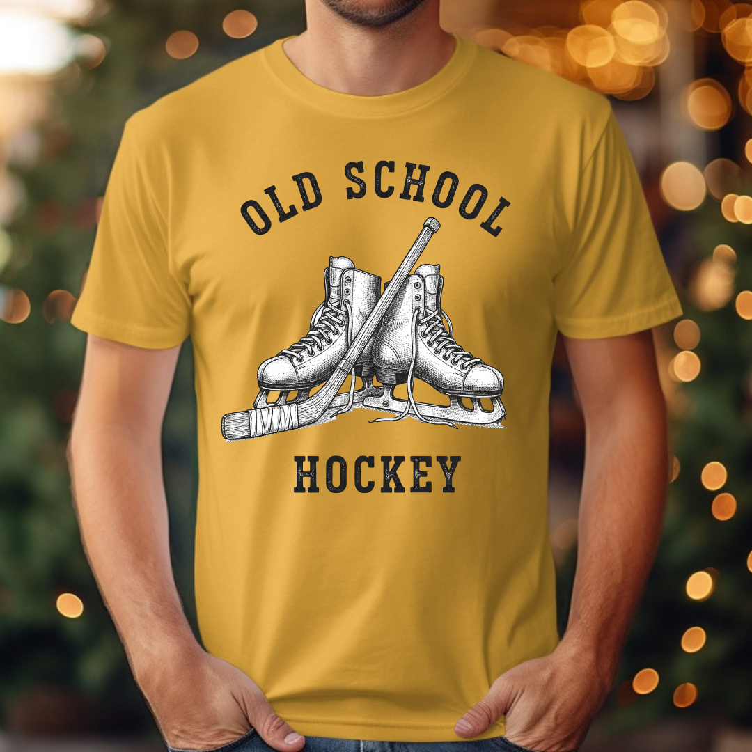 Old School Hockey Tee