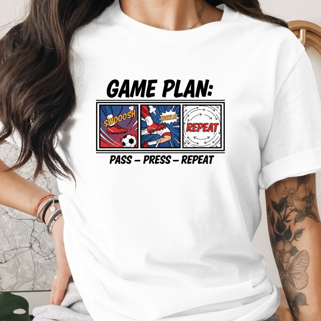 Soccer Game Plan Tee