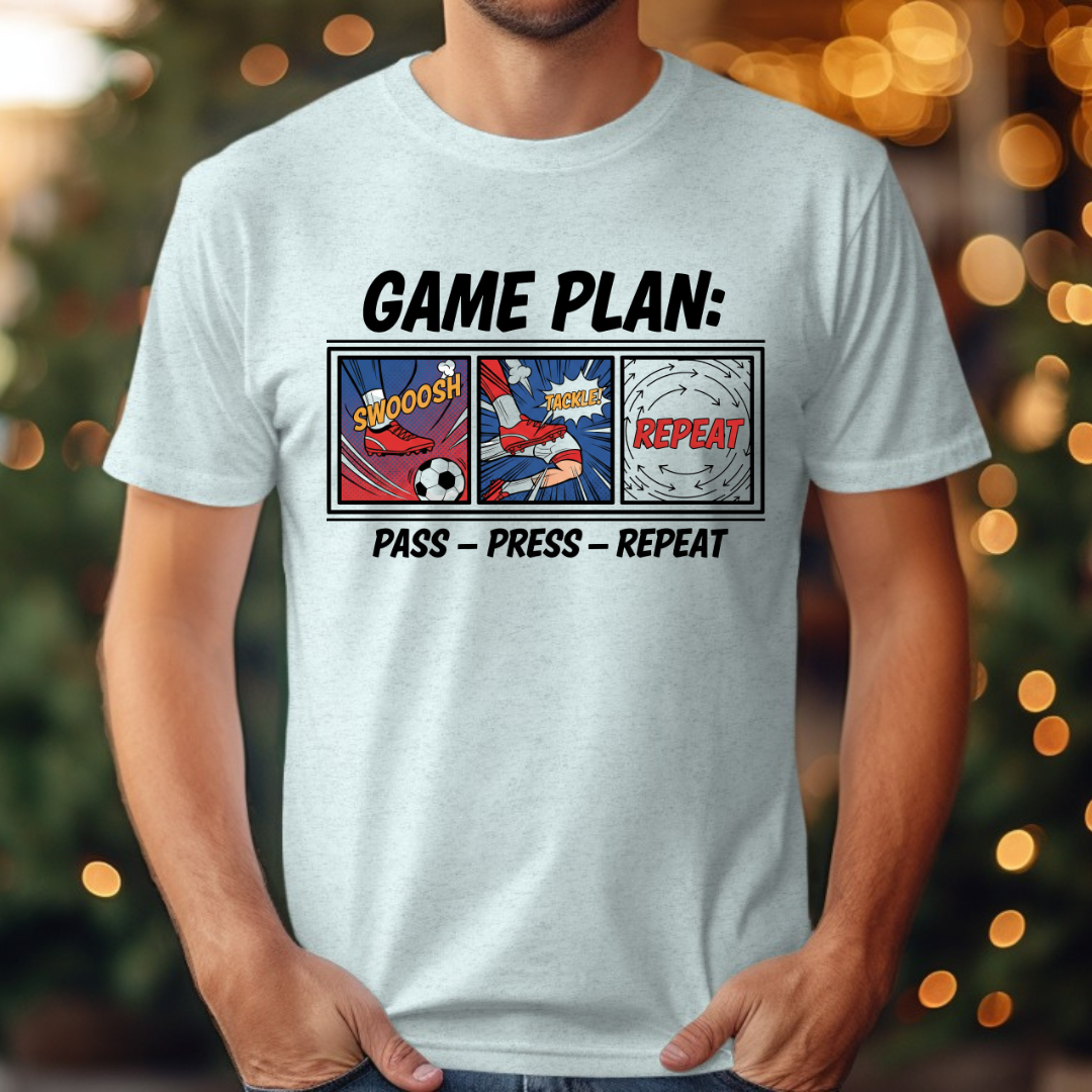 Soccer Game Plan Tee