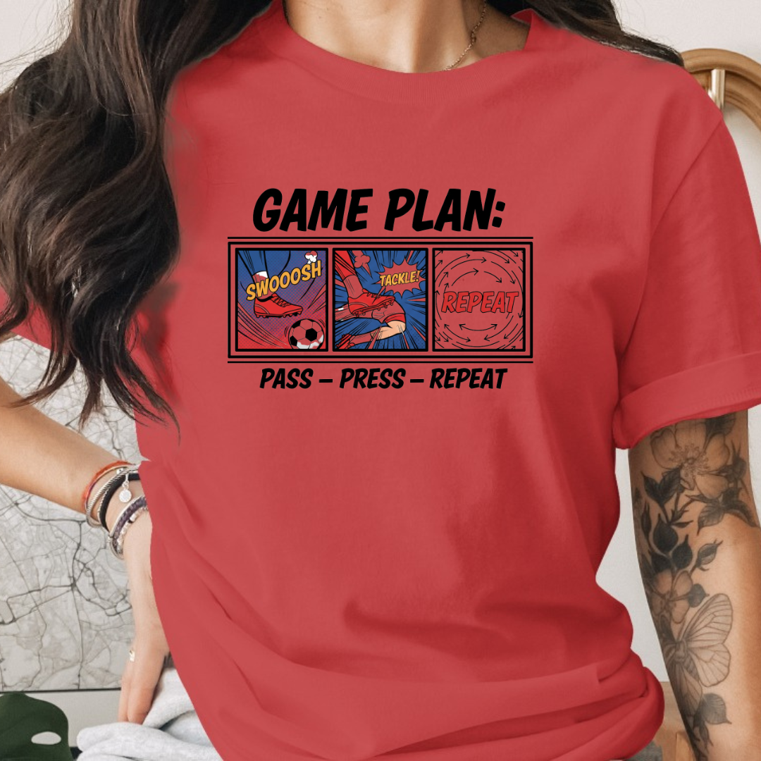 Soccer Game Plan Tee