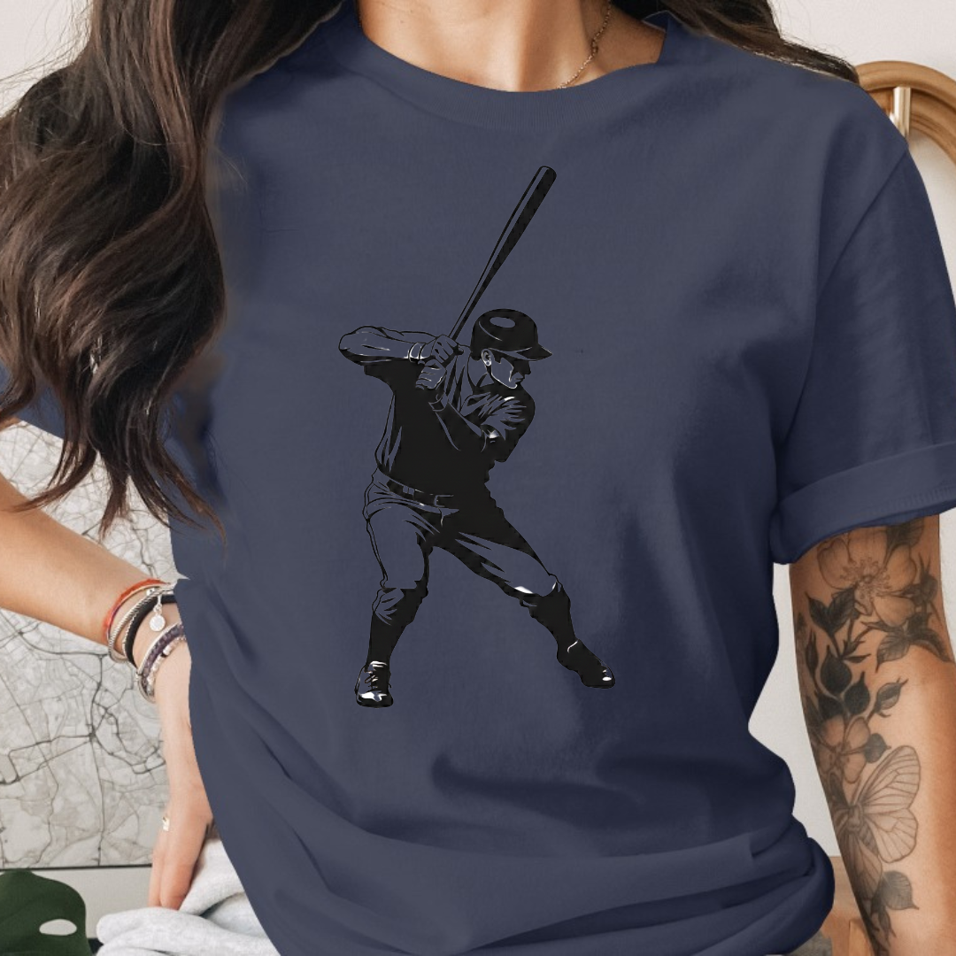 Baseball Black &. White Tee