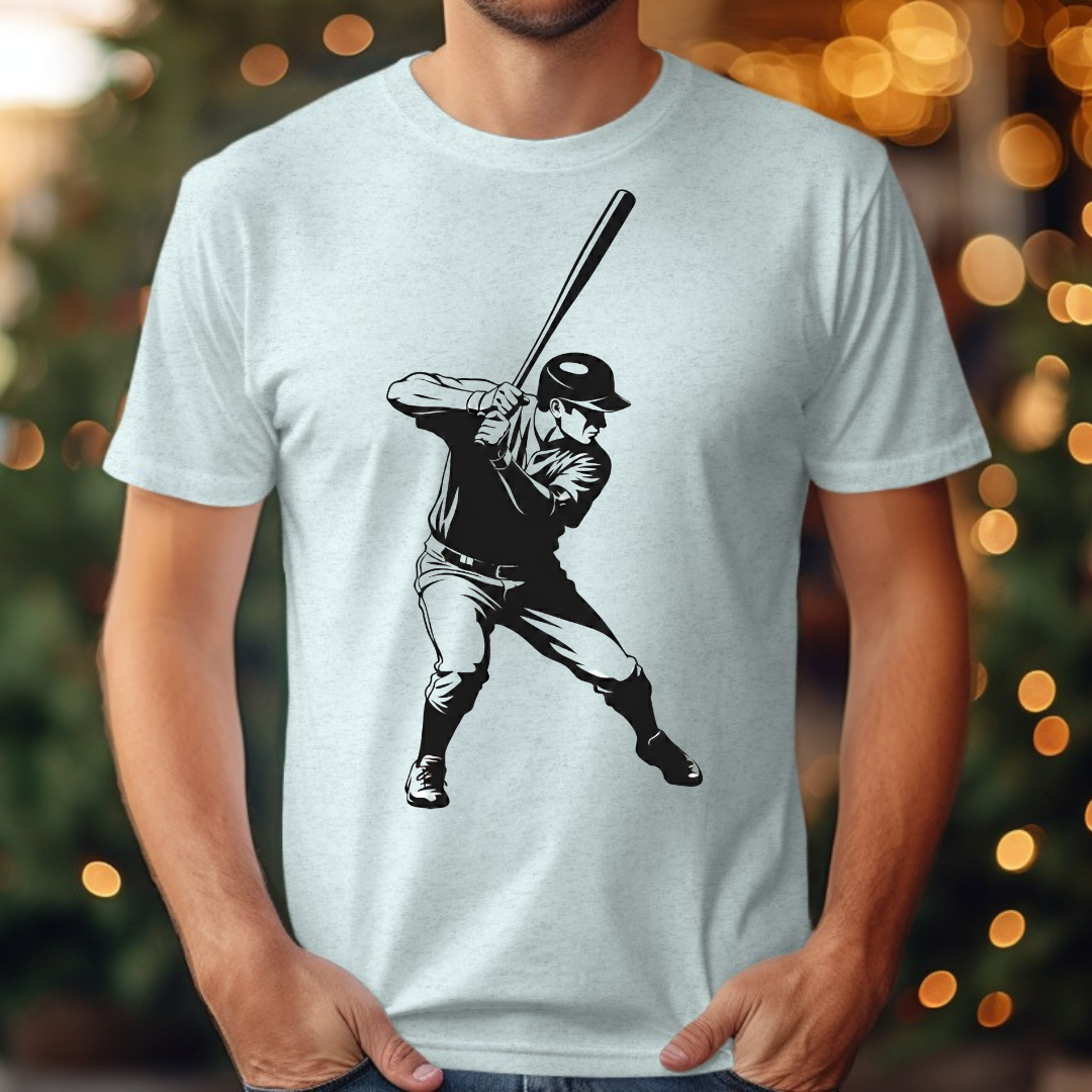 Baseball Black &. White Tee