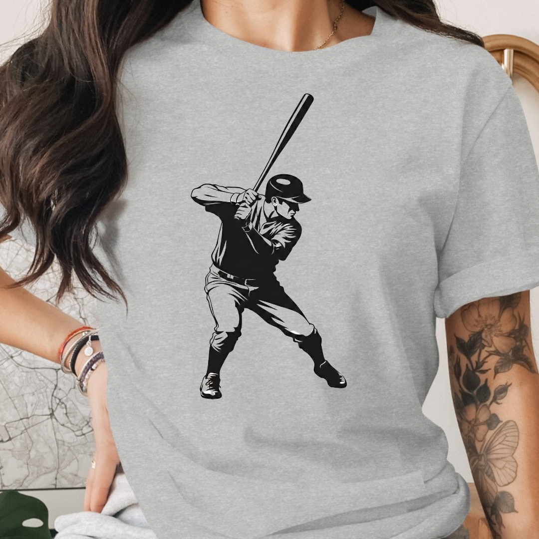 Baseball Black &. White Tee