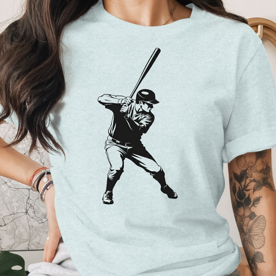Baseball Black &. White Tee