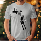 Basketball Black and White Tee