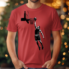Basketball Black and White Tee