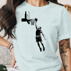 Basketball Black and White Tee