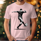 Soccer Black &. White Tee