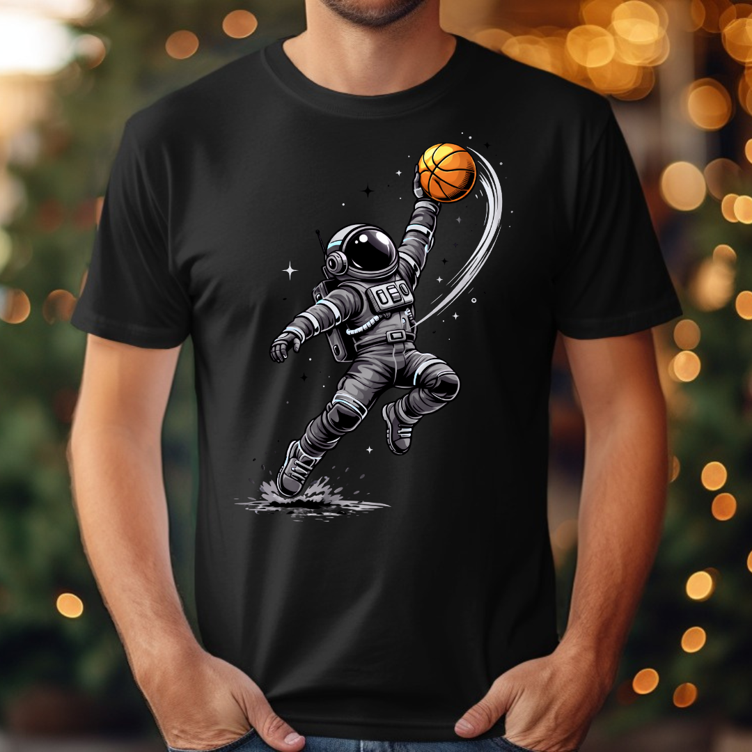 Astronaut Basketball Tee