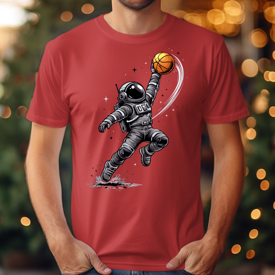 Astronaut Basketball Tee