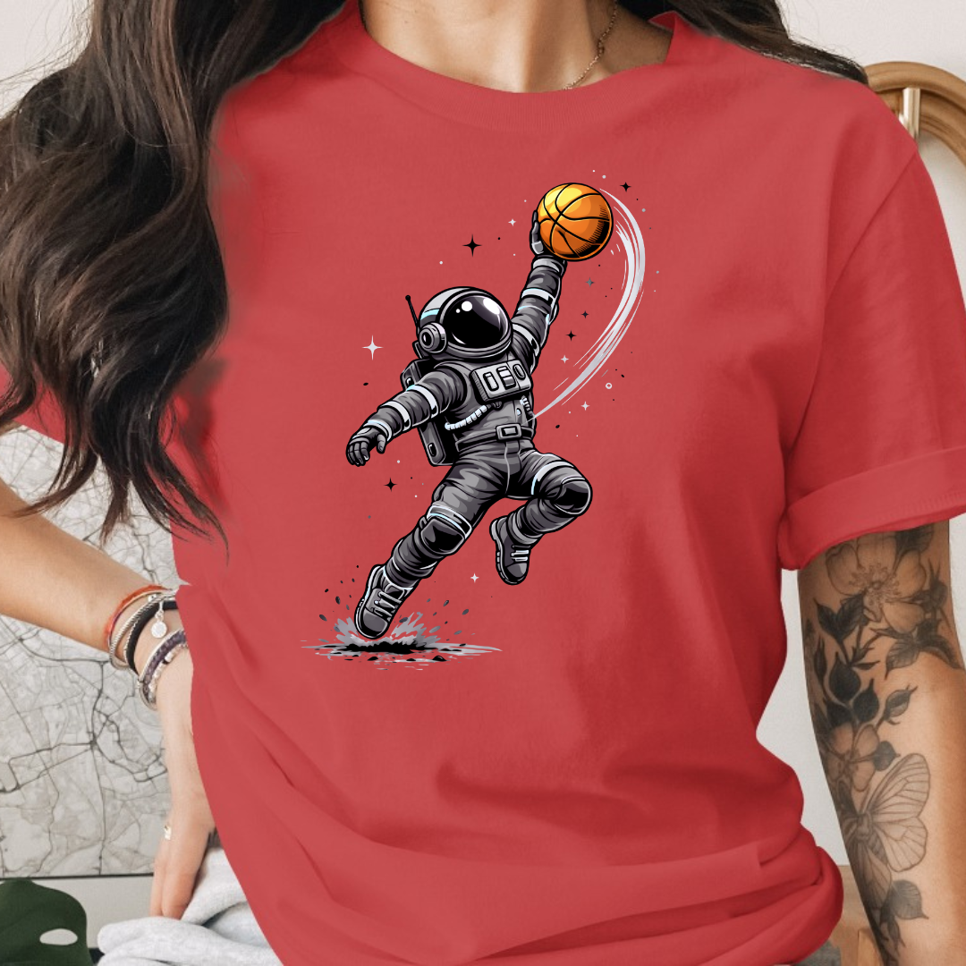 Astronaut Basketball Tee