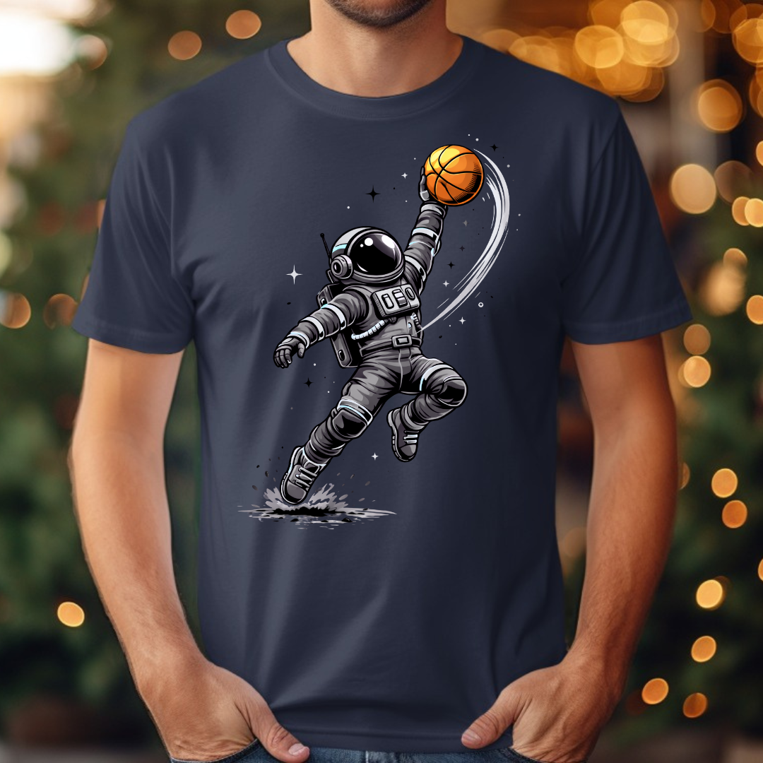 Astronaut Basketball Tee