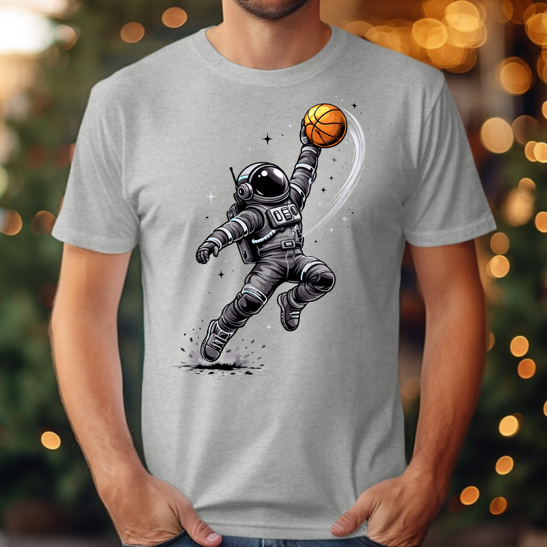 Astronaut Basketball Tee