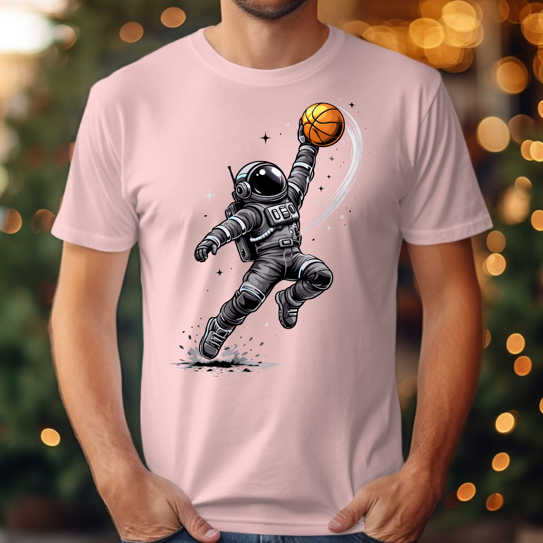 Astronaut Basketball Tee