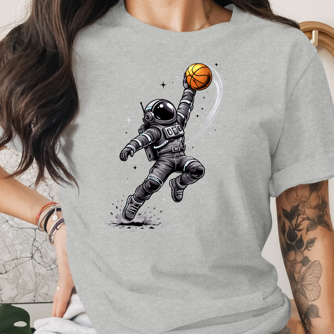 Astronaut Basketball Tee