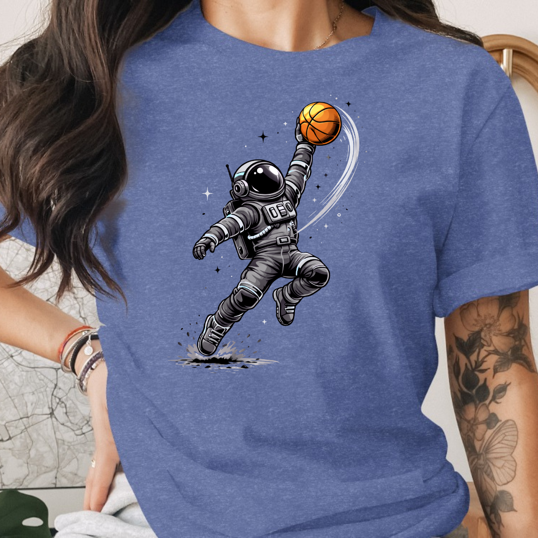 Astronaut Basketball Tee