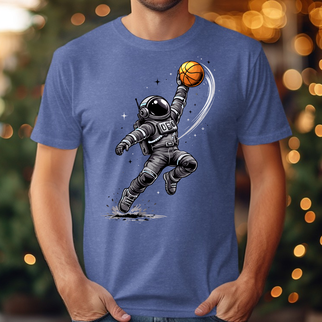 Astronaut Basketball Tee