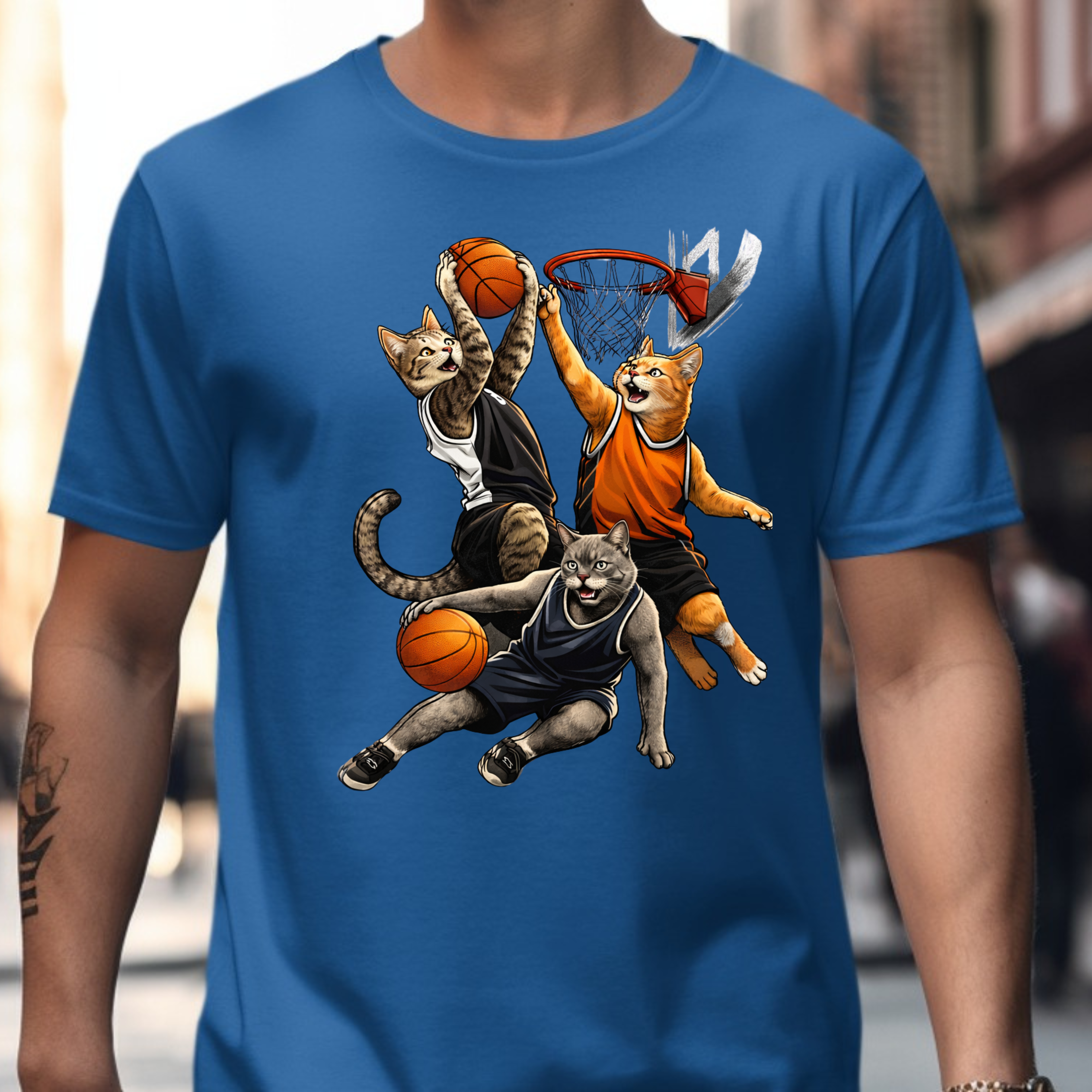Cat Basketball T-Shirt