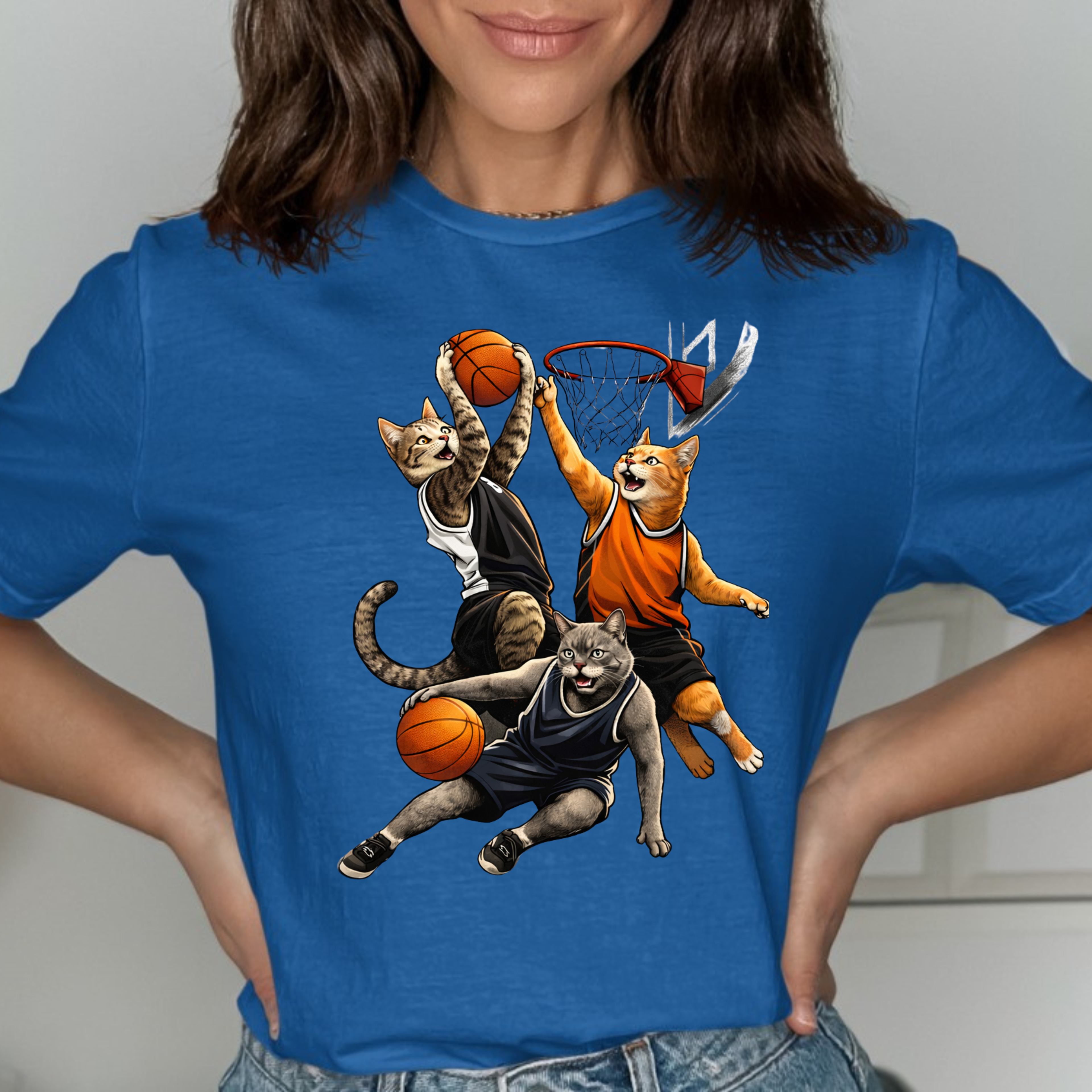 Cat Basketball T-Shirt