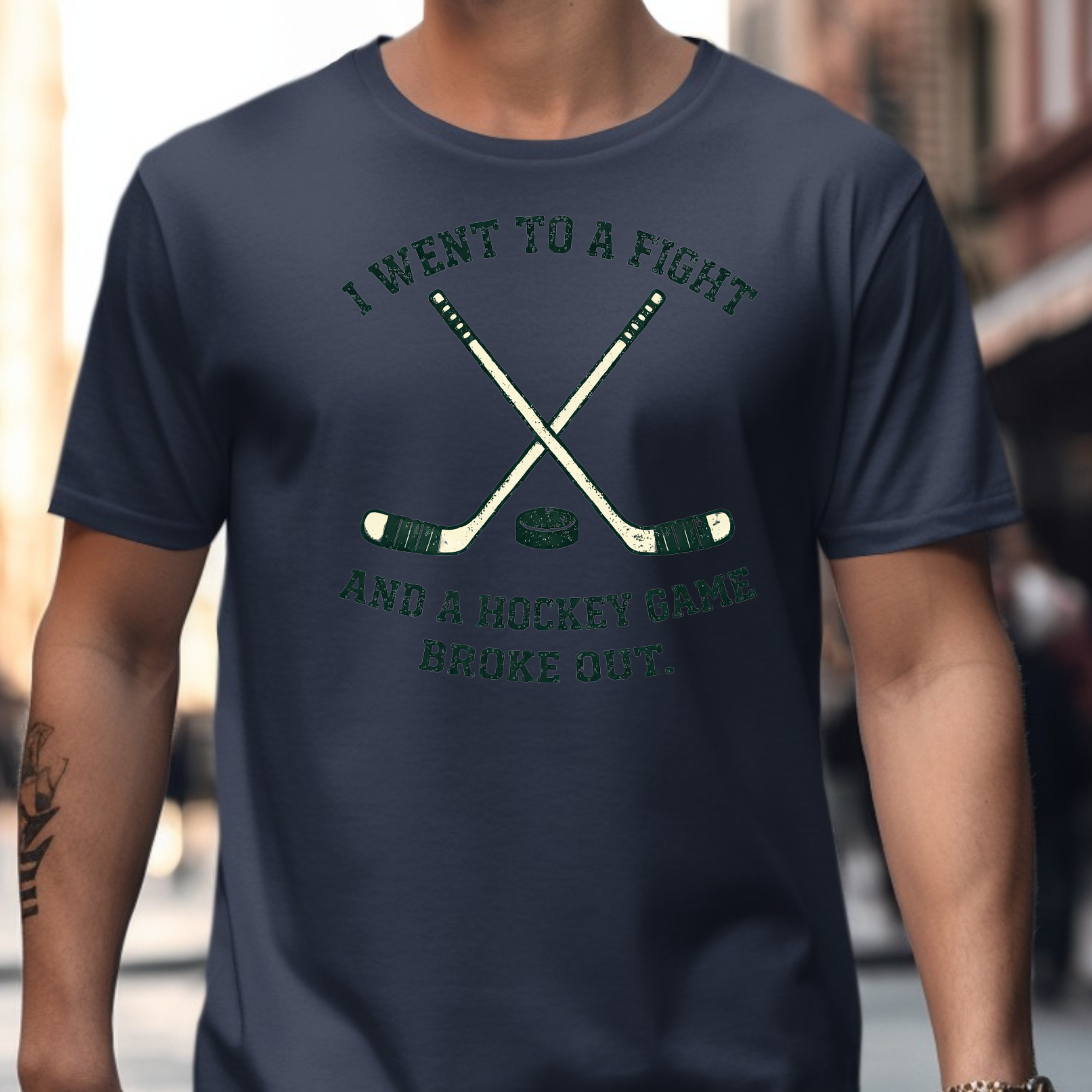Hockey Game Broke Out T-Shirt