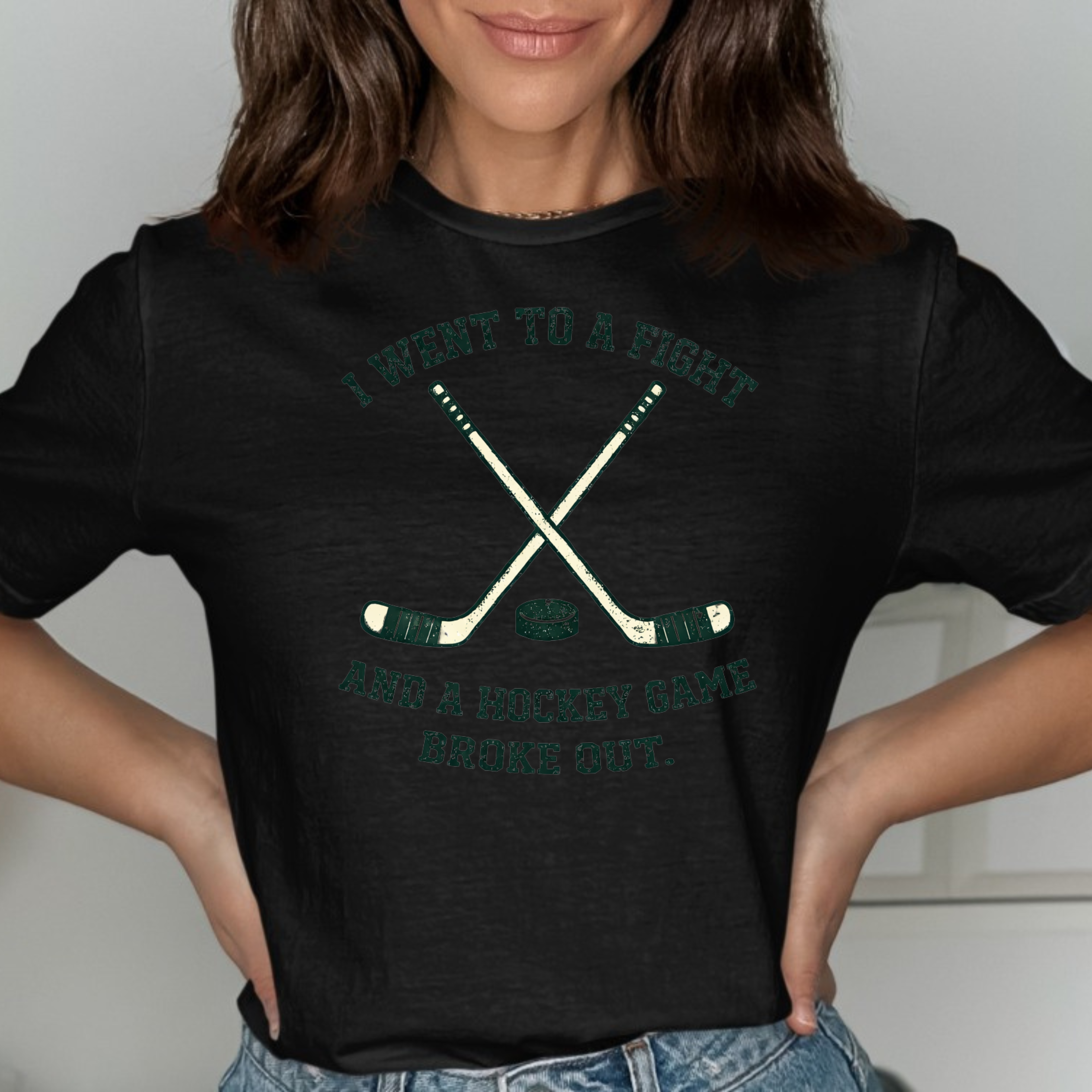 Hockey Game Broke Out T-Shirt