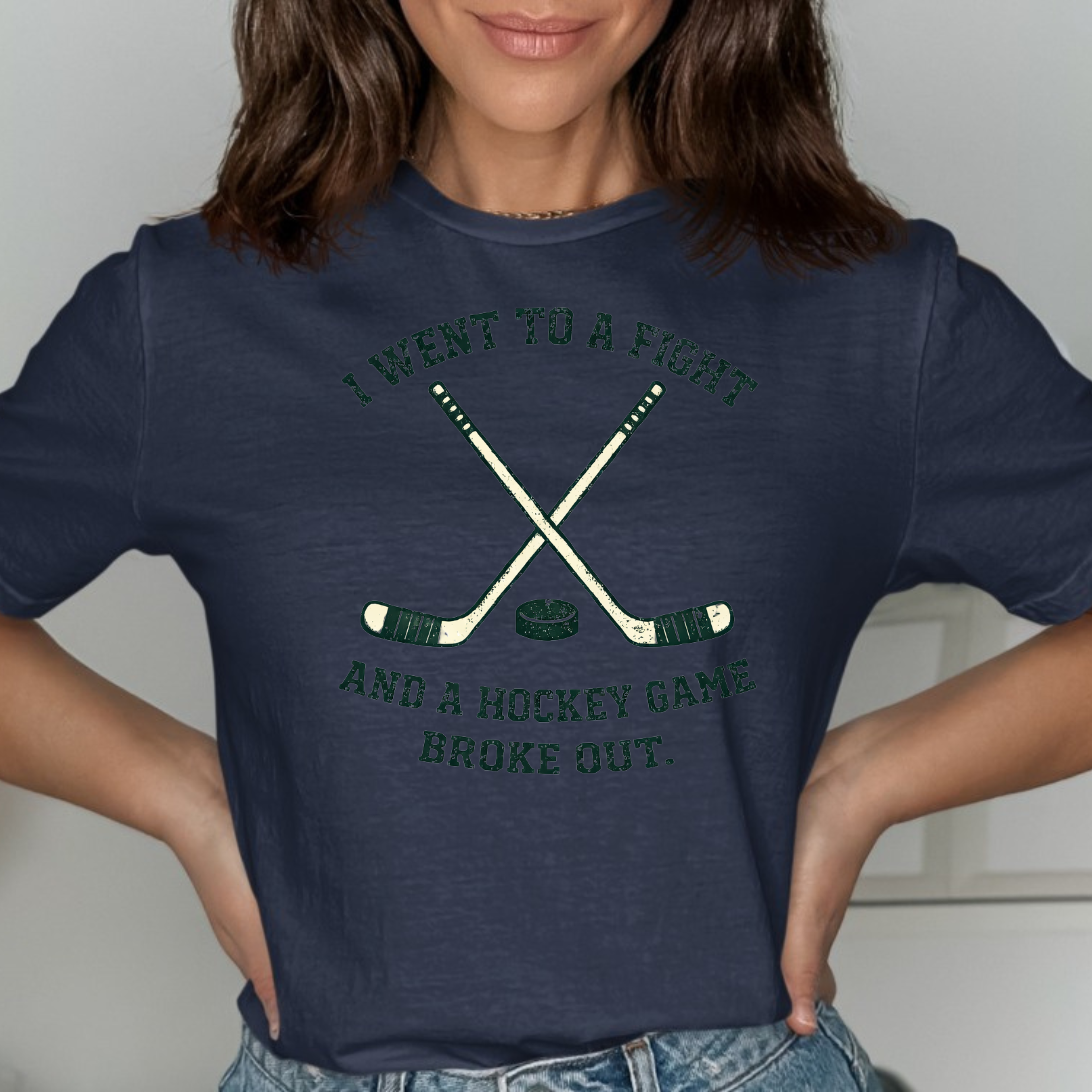 Hockey Game Broke Out T-Shirt