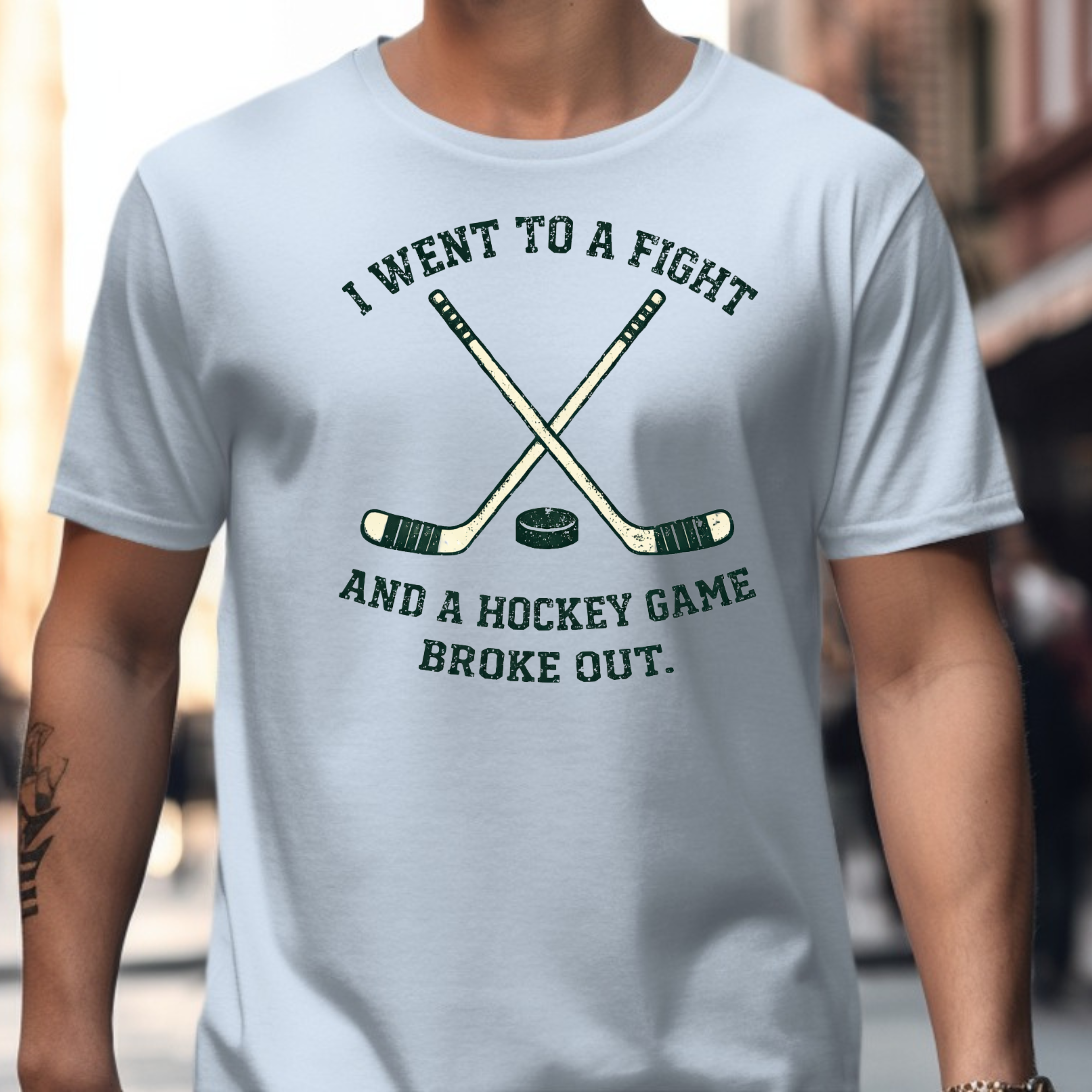 Hockey Game Broke Out T-Shirt