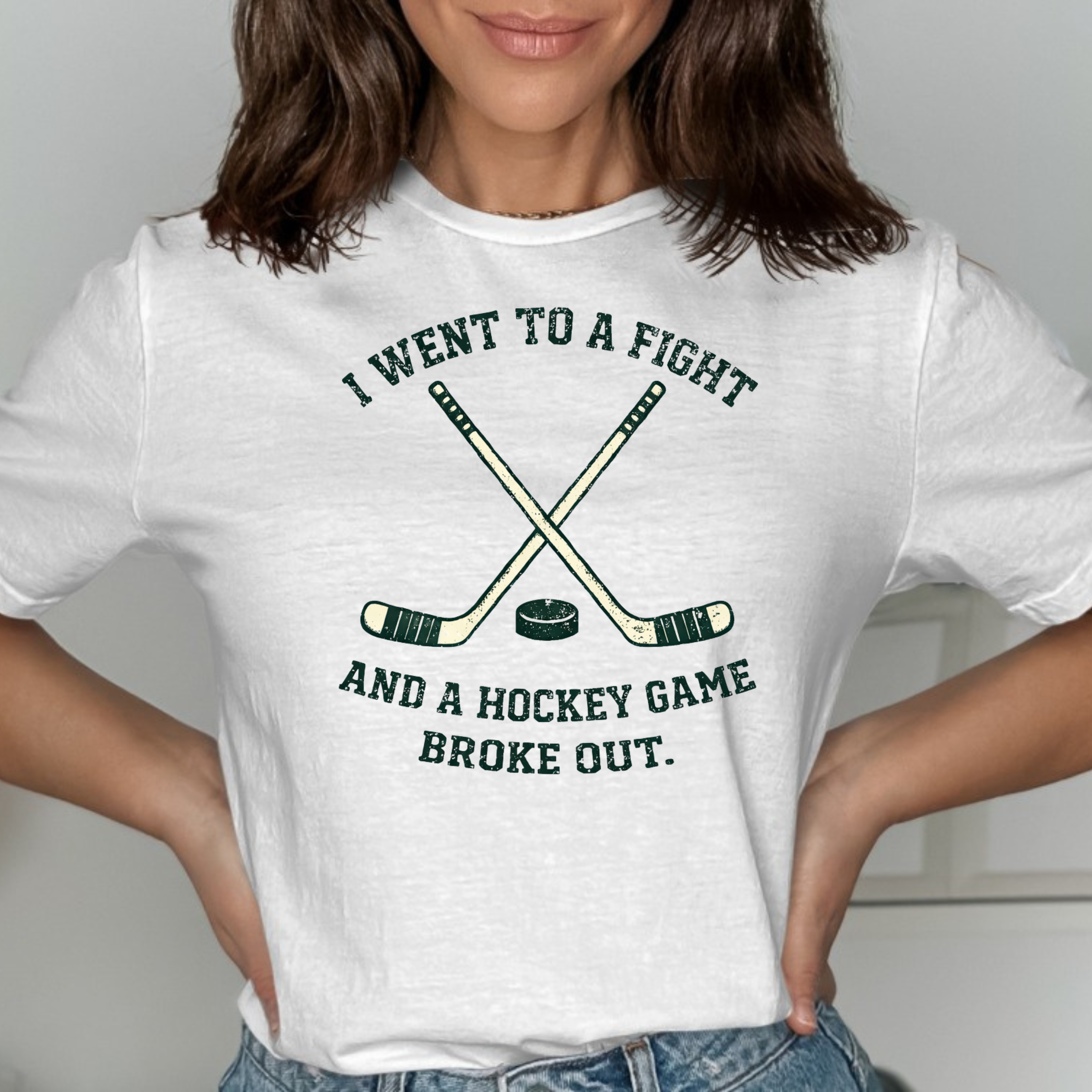 Hockey Game Broke Out T-Shirt