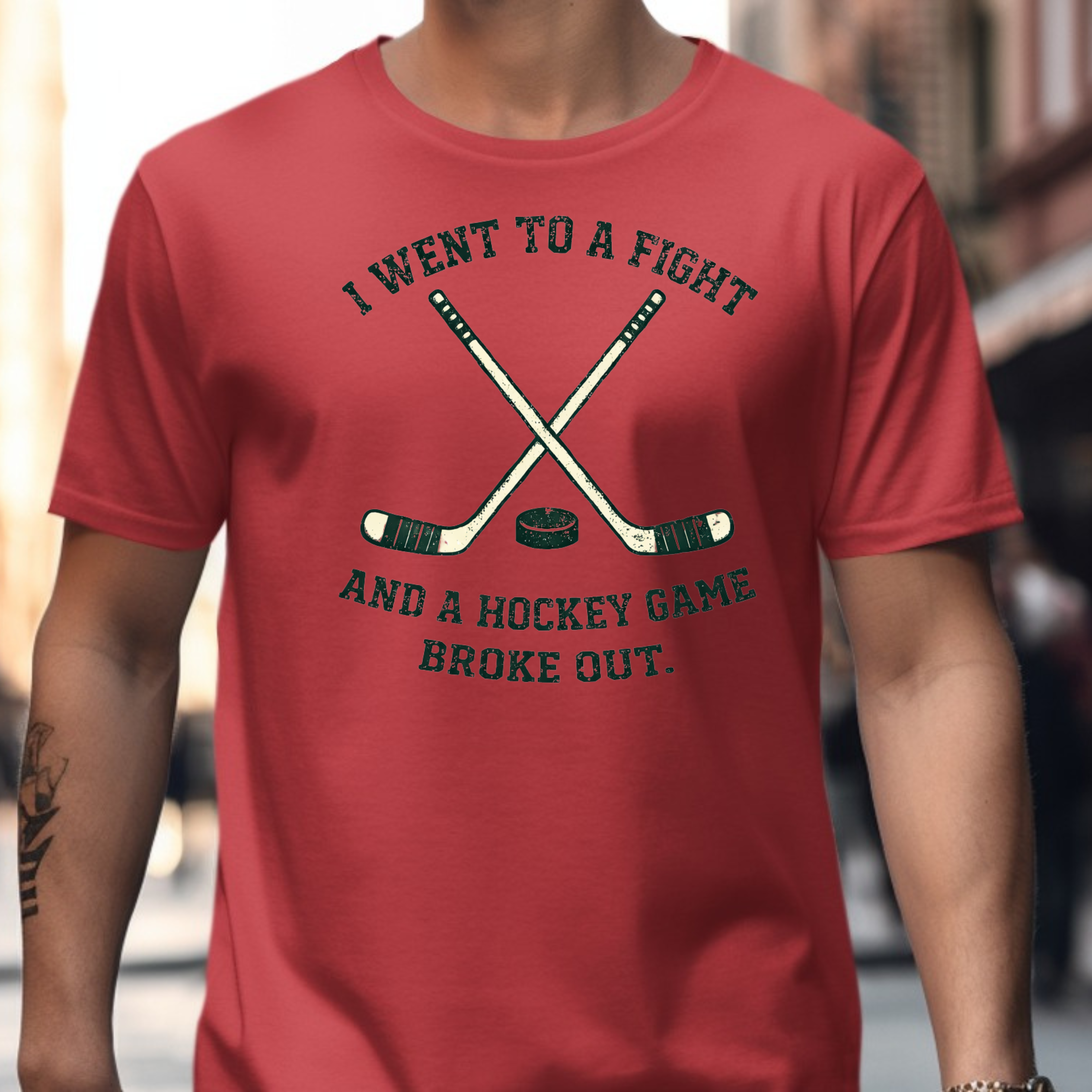 Hockey Game Broke Out T-Shirt