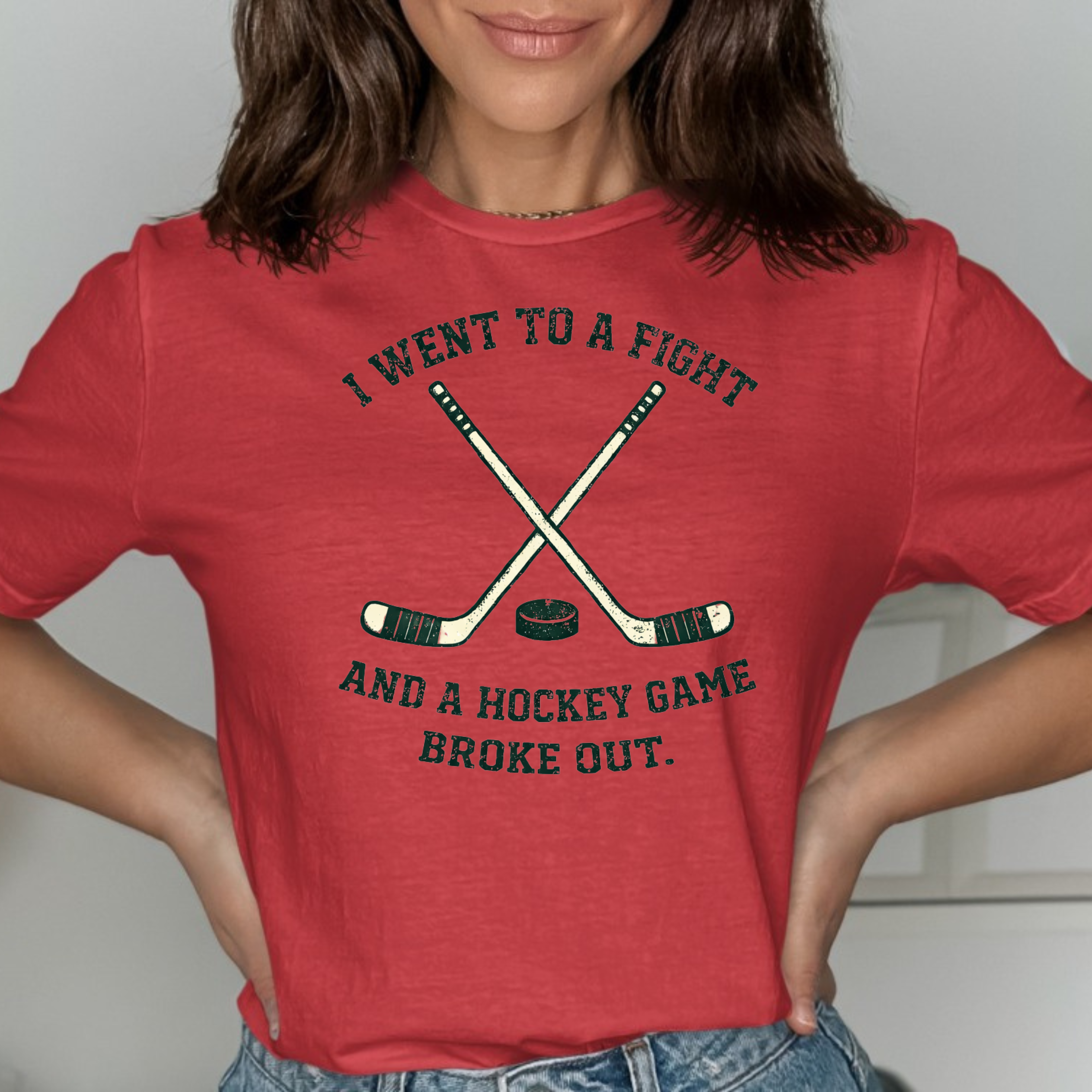 Hockey Game Broke Out T-Shirt