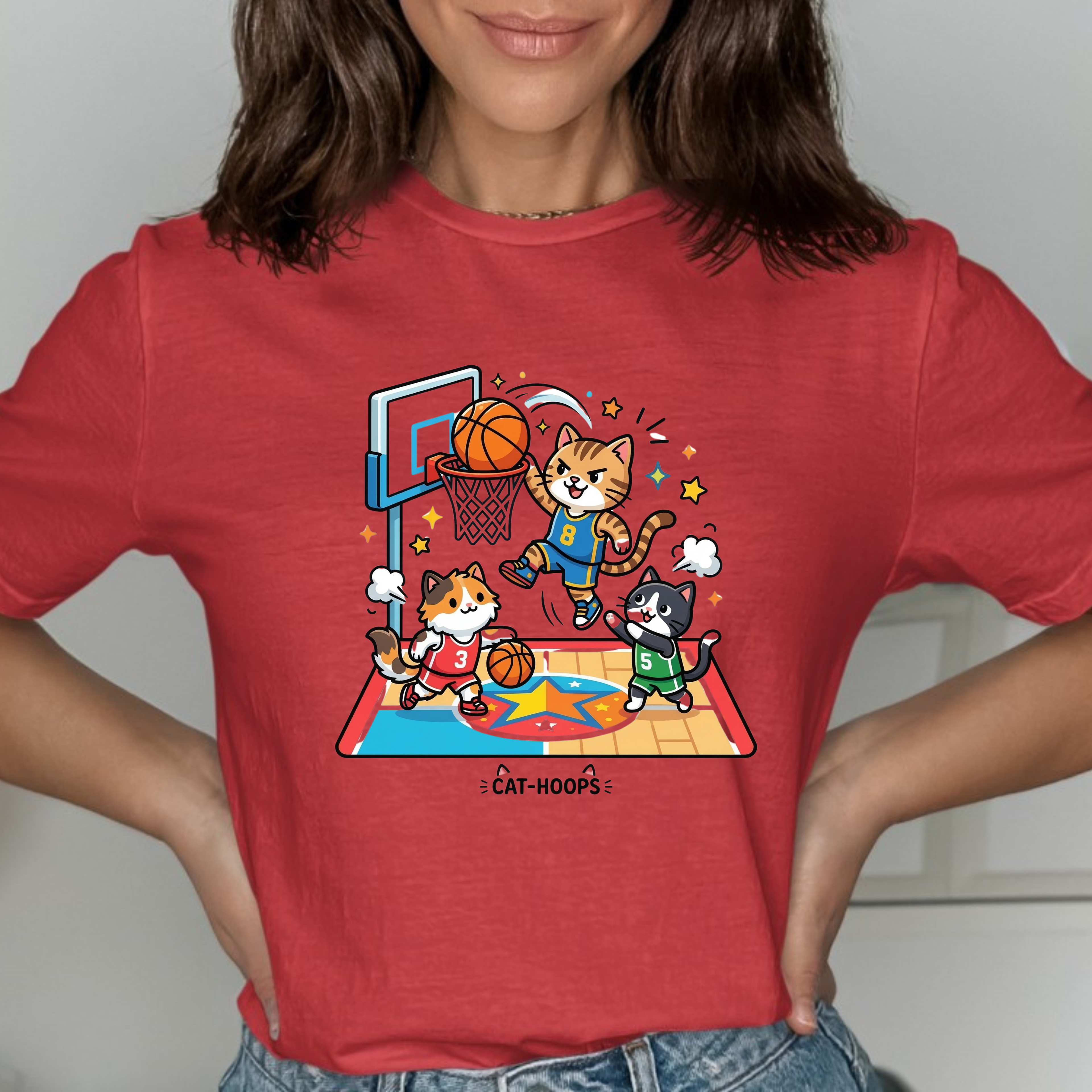Cat hoops T-Shirt
