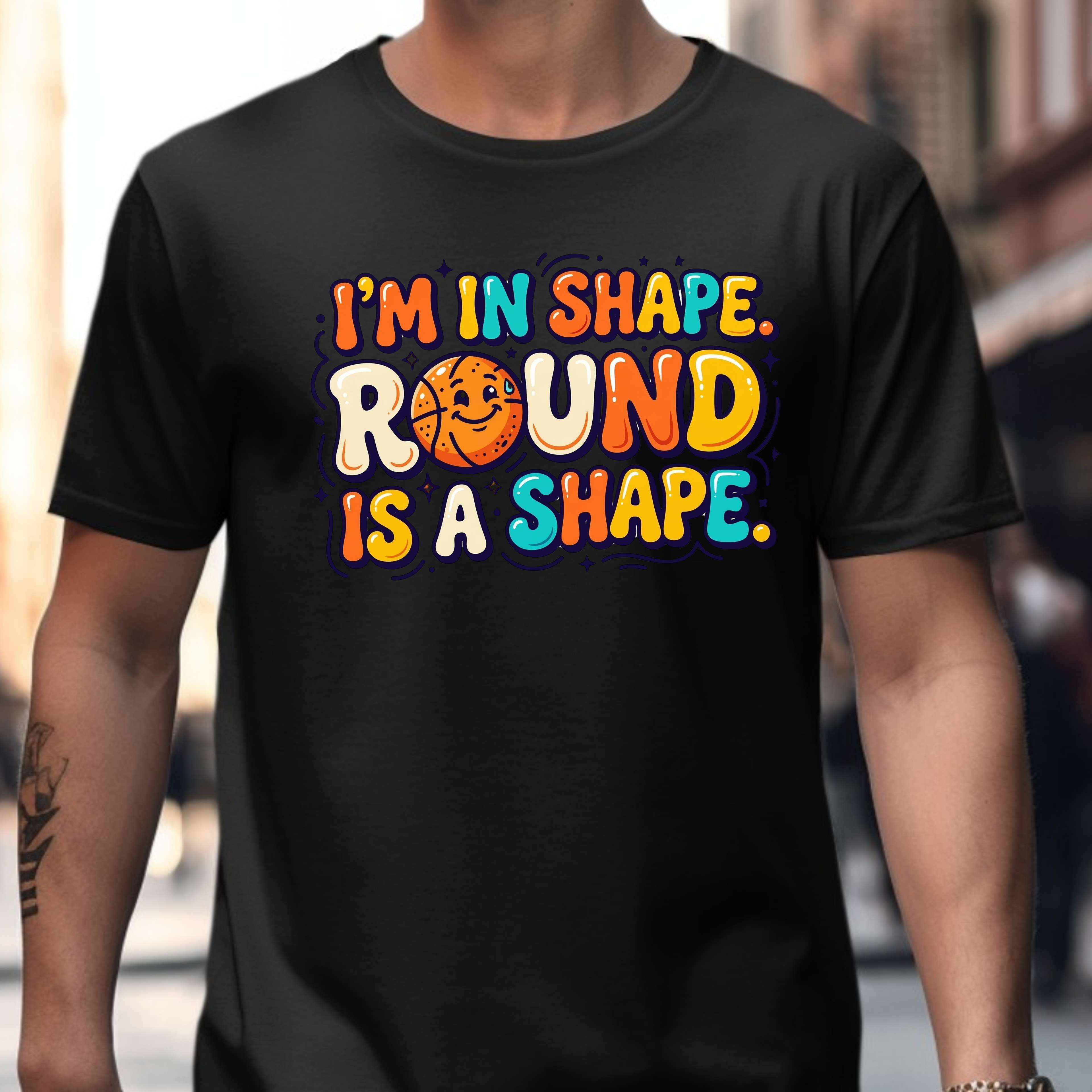 Round is a shape T-Shirt