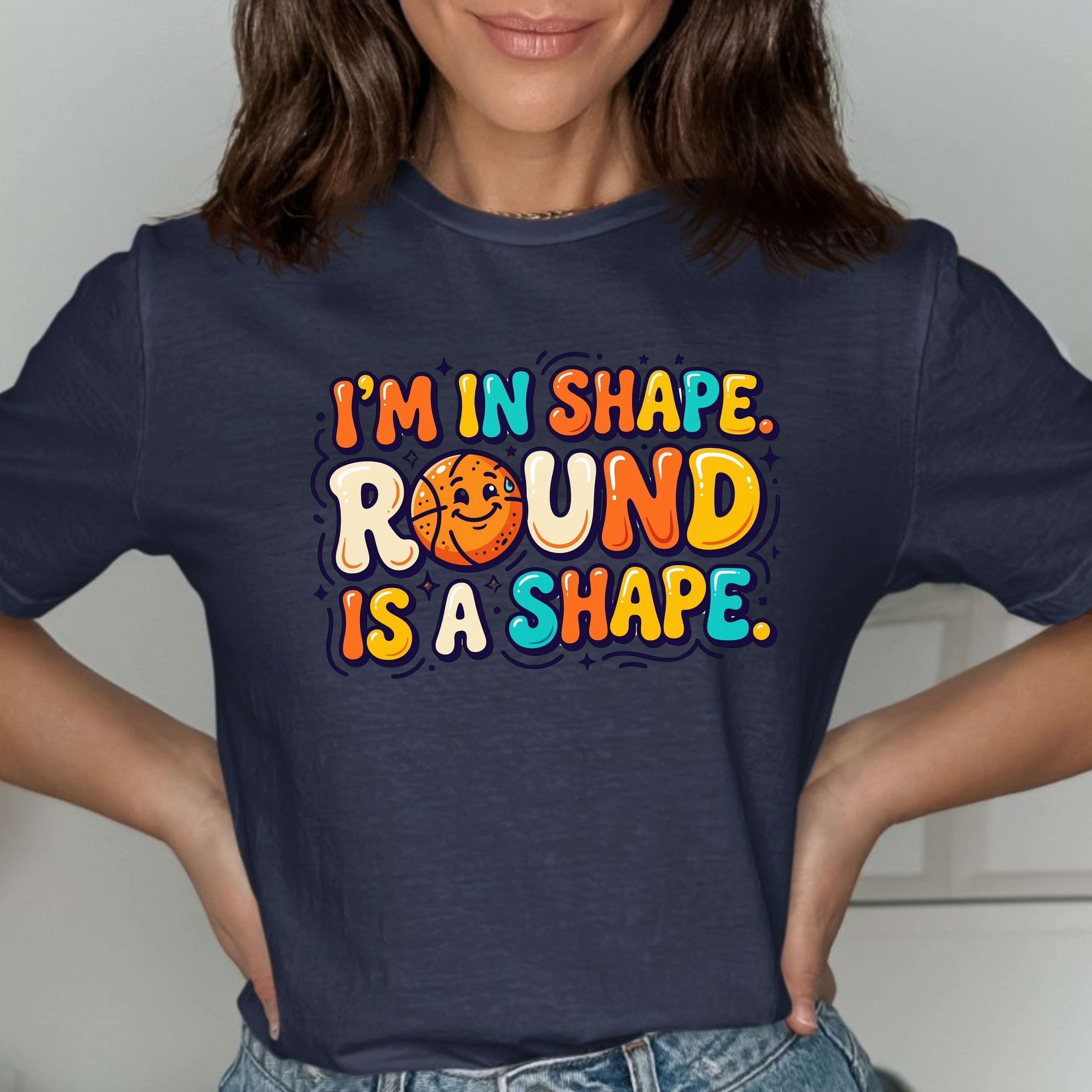 Round is a shape T-Shirt