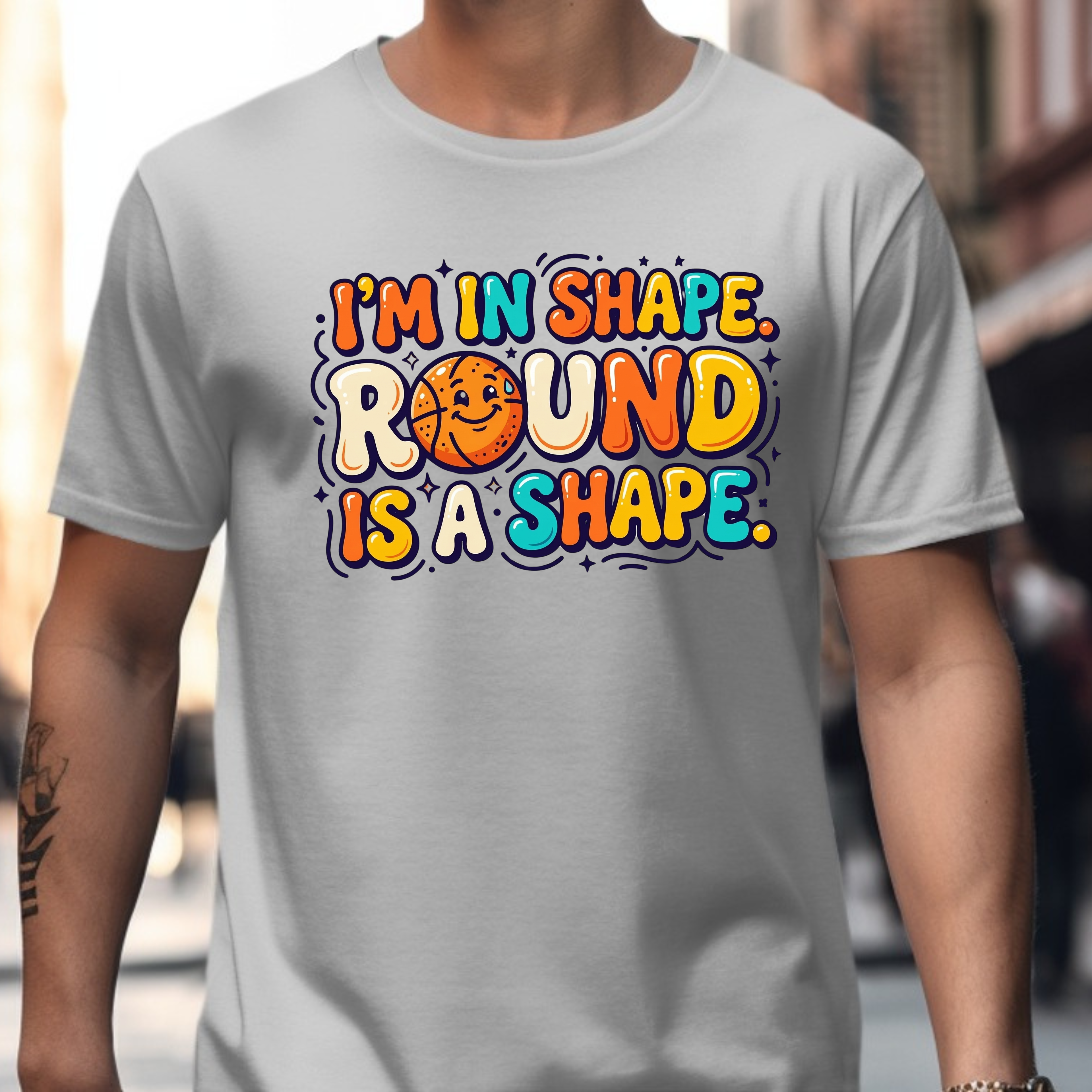 Round is a shape T-Shirt
